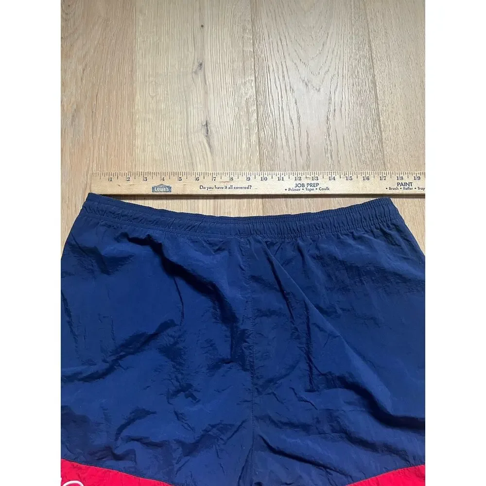 Vintage 90s ADIDAS Men's Red White Blue Mens Soccer Shorts L Retro Athleisure